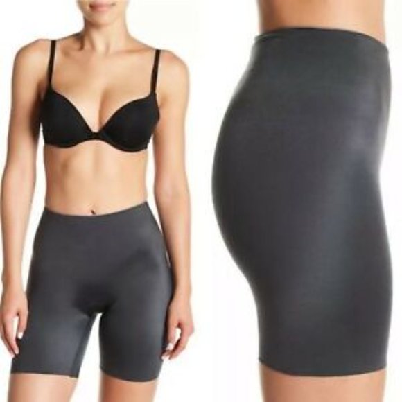 SPANX Other - Spanx Slimplicity Mid-thigh Shorts In Steel
